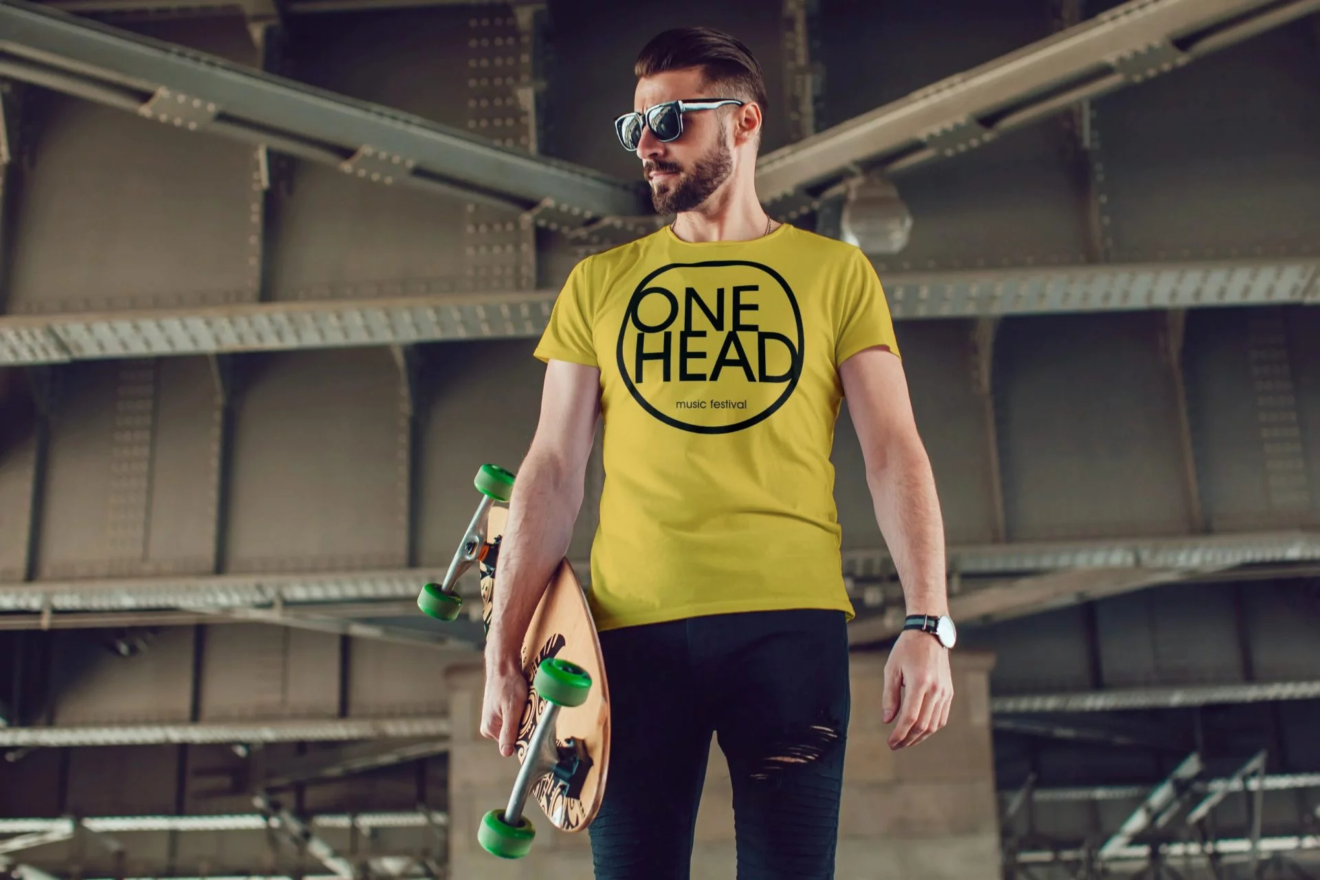 ONE HEAD : music festival - Tričko